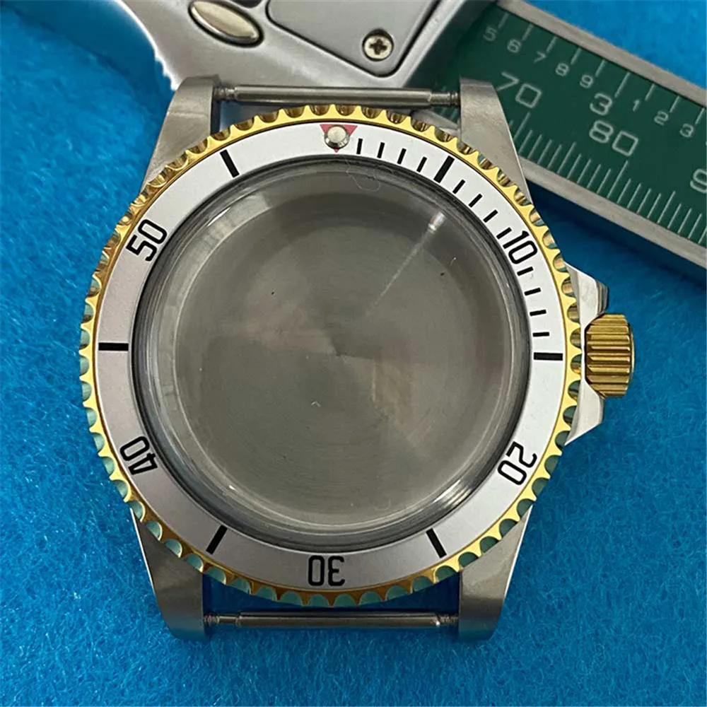 316L Stainless Steel Watch Case 39.5mm GMT Watch Cover Shell for NH35/ NH36 Movement Accessories