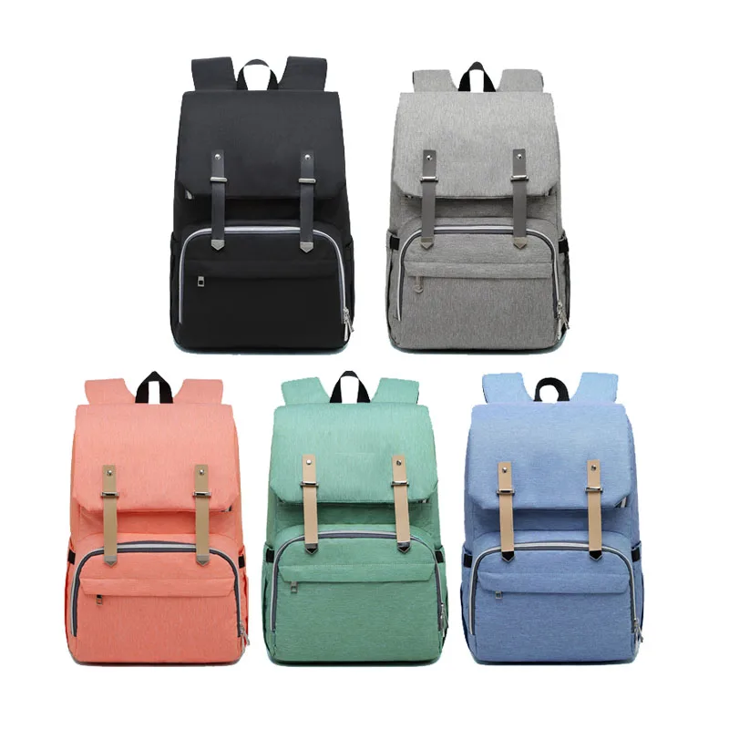 

Korean version of the Mummy bag backpack multi-function large capacity out of the treasure mother back milk bag enhanced version