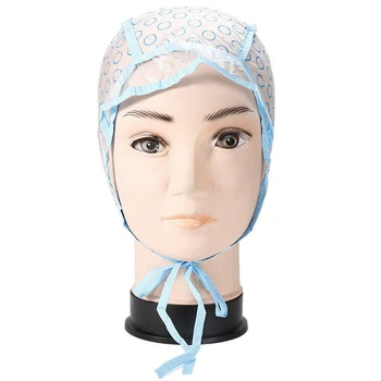 

With Hook Tinting Safe Disposable Double Layers Highlighting Cap Professional Easy To Apply Coloring Dye Hair Tipping DIY Tools