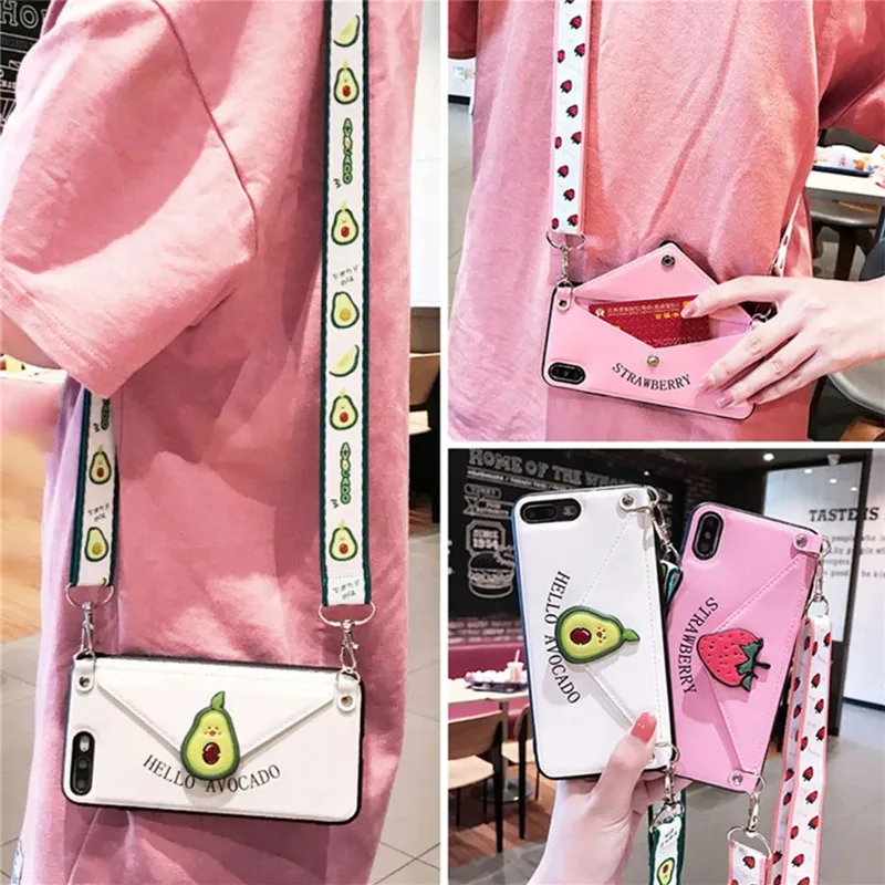 

wallet case for huawei P30 P20 pro mate 20 pro honor 20 nova 5 pro 4 3 case cover Avocado leather shoulder strap phone bag capa
