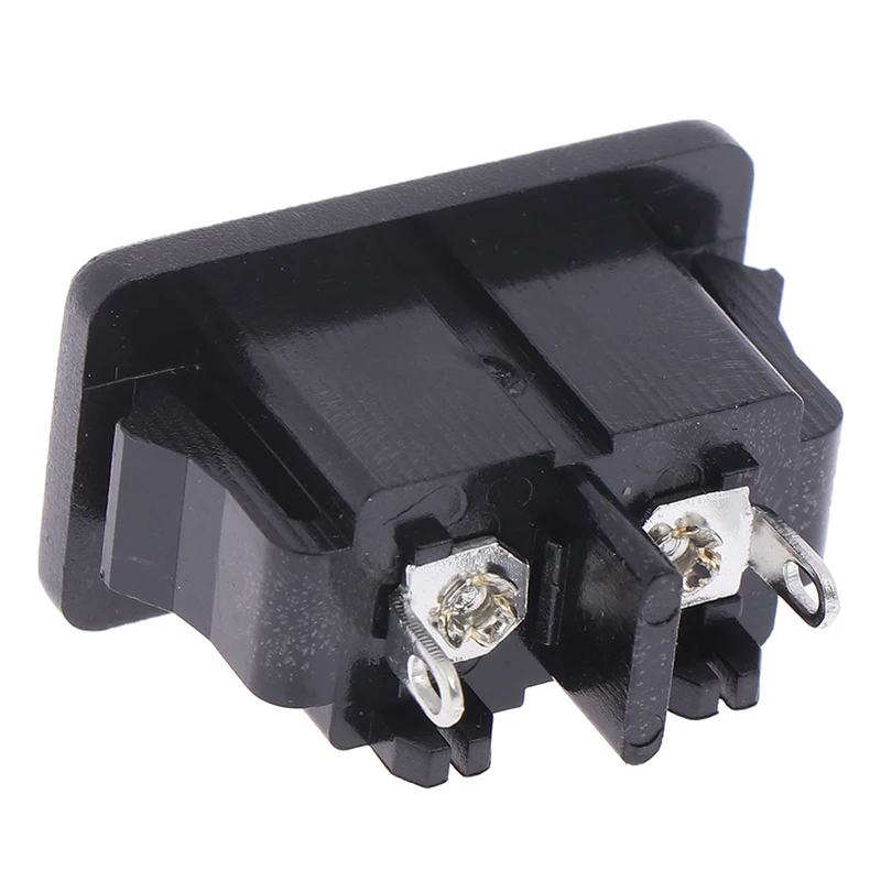 5 шт. AC250V 2.5A 2Pin IEC 320 C8 Резьбовая оправа гнездо входа гнездо|Электрические розетки| |