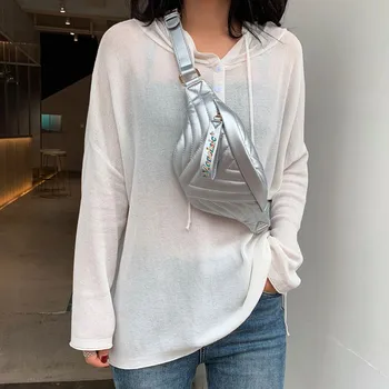 

Women 2019 New Thread Chest Bag Fashion Pockets Casual Shoulder Messenger Bag fanny packs Outdoor sports bags Waist Packs
