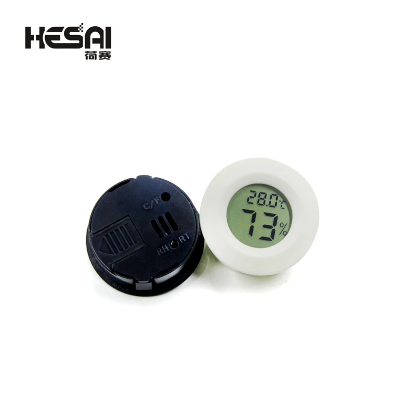 Round Mini LCD Digital Thermometer Hygrometer Refrigerator Freezer Tester Indoor Convenient Temperature Sensor | Инструменты