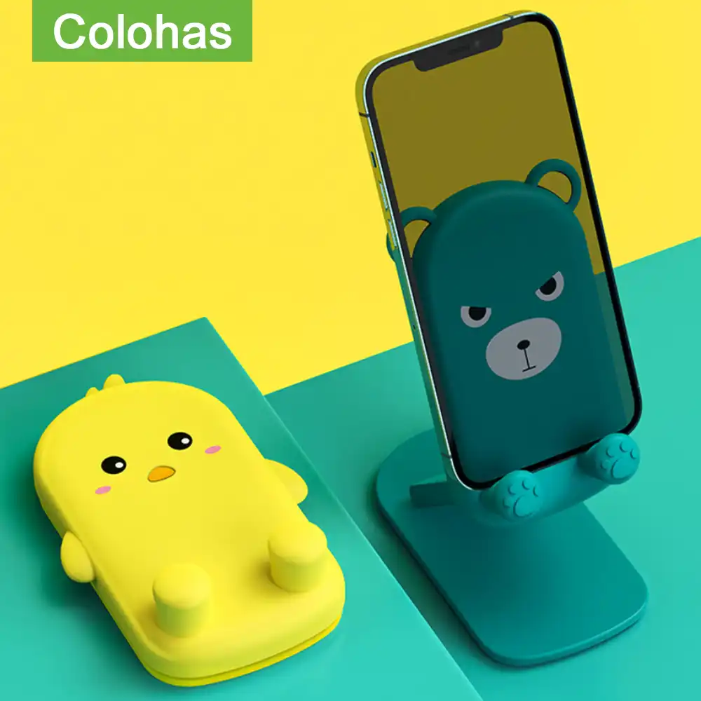 かわいいクマsytle調整可能なタブレット電話ホルダーiphone Ipad用スタンドタブレットポータブル卓上電話ホルダーデスクトップxiaomiタブレット 携帯電話ホルダー スタンド Aliexpress