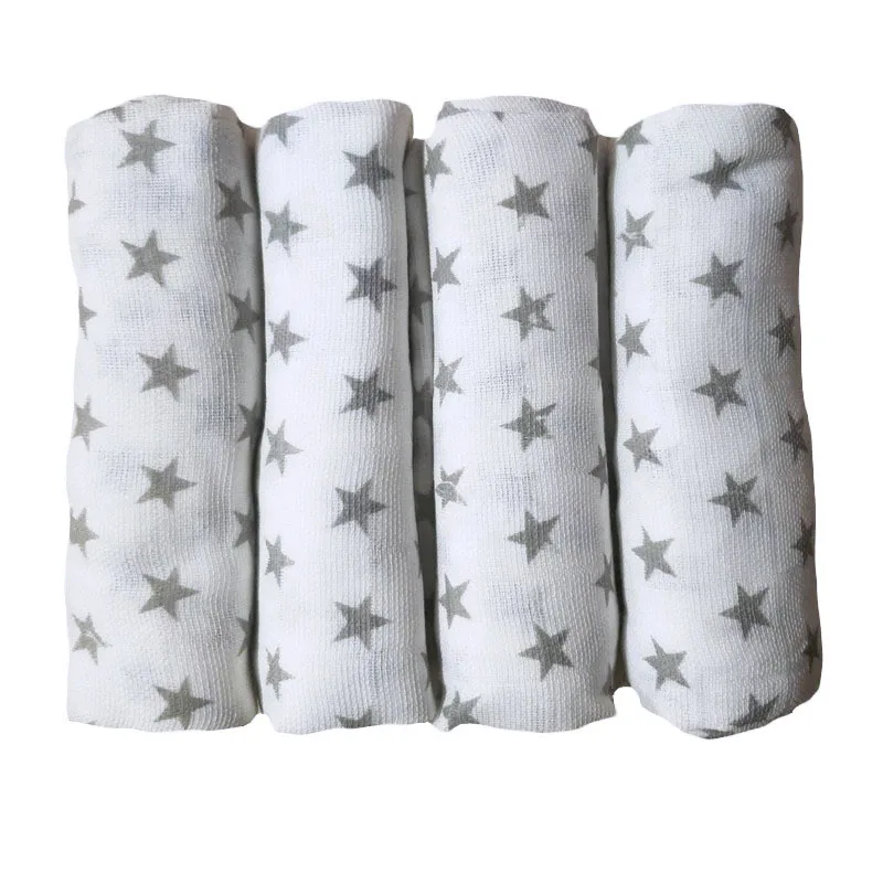 4 PCS Baby Nappy 80*80 cm Repeated Cloth Diapers Cotton...
