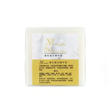 

Protein Silk Soap Tender Whitening Anti-Mites Melanin Hand-Drawing Soap Body Skin Soap Cleansing Face Pink M0Q5