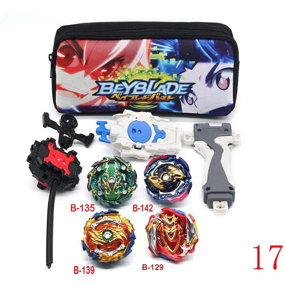 Beyblade Burst набор Beyblade металлический Fusion пусковой захват пакет Бог спиннинг Топы Bey Blade Blades игрушка Новинка - Цвет: A17