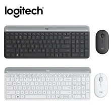 Беспроводная клавиатура с Nano приемником и 108 клавишами, 2,4 ГГц, 1000 dpi, набор оптической мыши, комбо, высокоэффективные офисные принадлежности