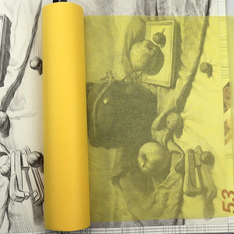 Эскиз отслеживание Бумага рулон рисунок Бумага акварель архитектурного проектирования Копировальная бумага картины художника поставки 12/18/2" x 50 ярдов
