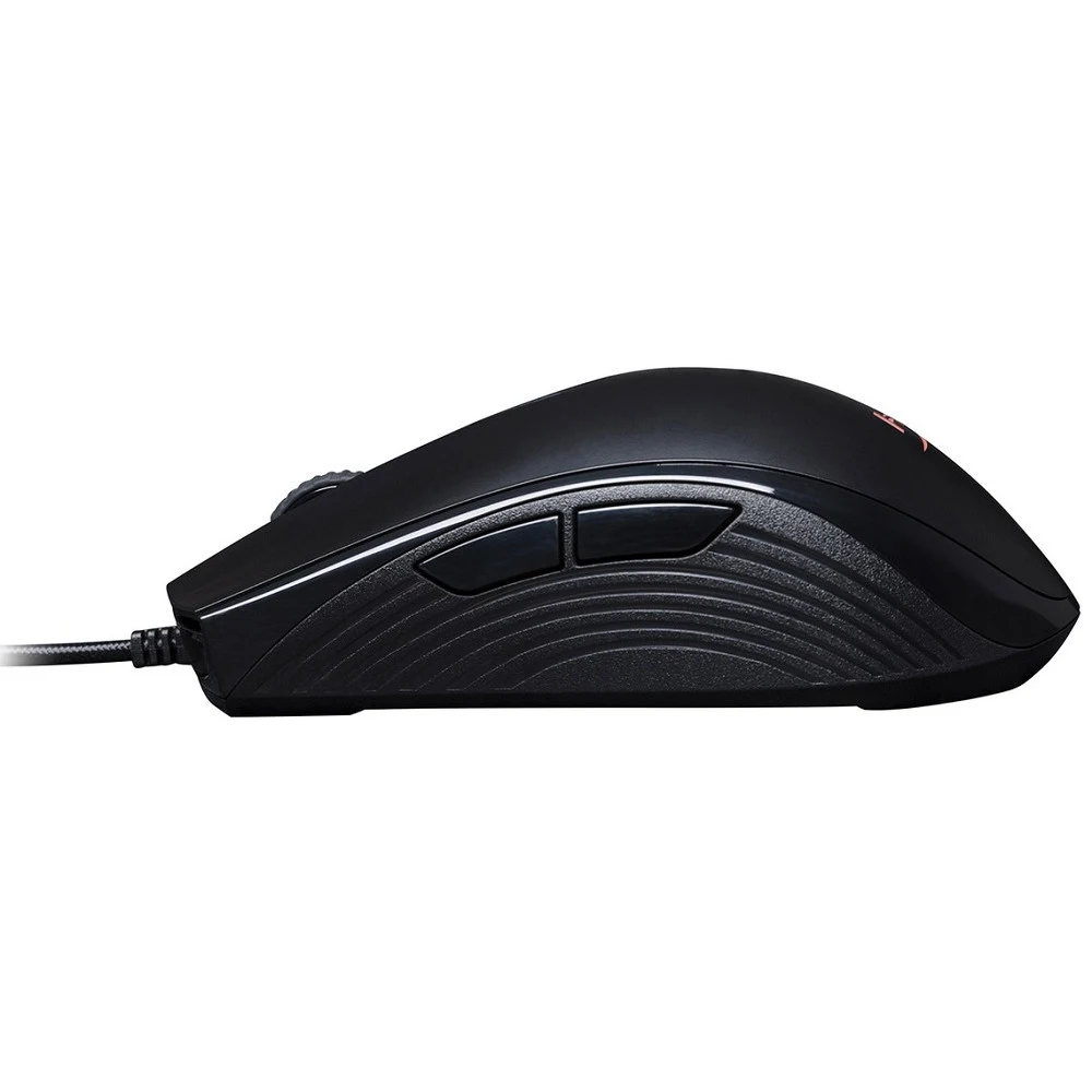Мышь HyperX Pulsefire Core RGB оптическая Pixart 3327, проводная, 6200 dpi, подсветка RGB, USB, цвет: черный