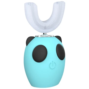 

SANQ Cartoon Panda Children's U-Shaped Ultrasonic Electric Toothbrush Automatic Toothbrush