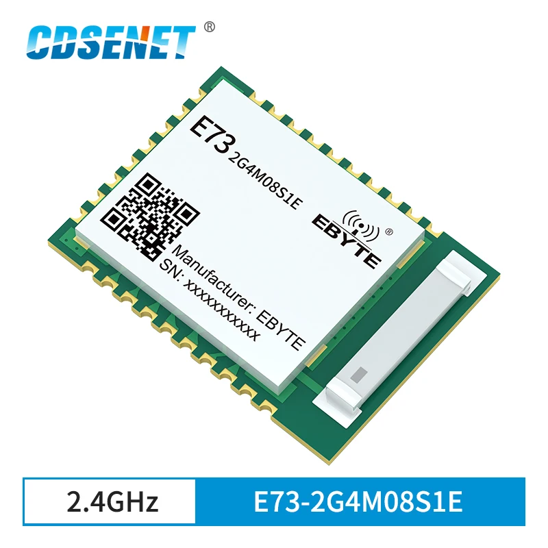 nRF52833 BLE 5.1 RF Module 2.4GHz Mesh Thread ZigBee 8dBm CDSENET E73-2G4M08S1E For UAV Smart Home Wireless Transceiver Receiver cc2652p zigbee bluetooth module wireless module 2 4ghz 20dbm soc cdsenet e72 2g4m20s1e transceiver and receiver pcb ipx antenna