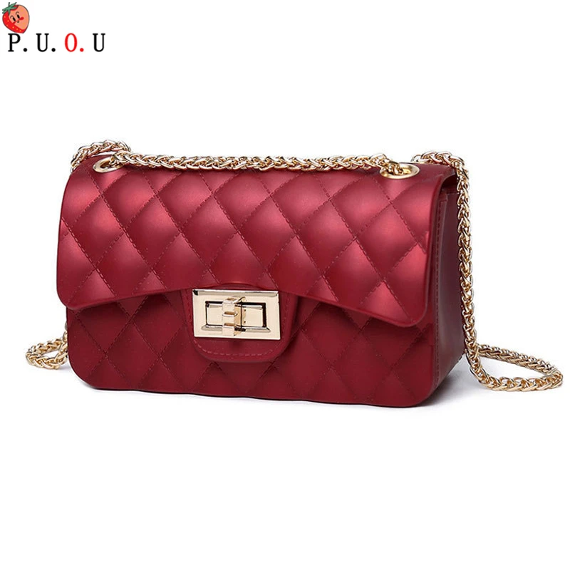 

Spring New Vintage Small Square Crossbody Bags Mini Women Handbag Lock Pu Leather Chain Shoulder Bag Women Messenger Bags 2019 N