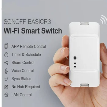 

New Sonoff BasicR3Smart Switch Modification Parts WirelessWifiSwitch alexaVoice Control
