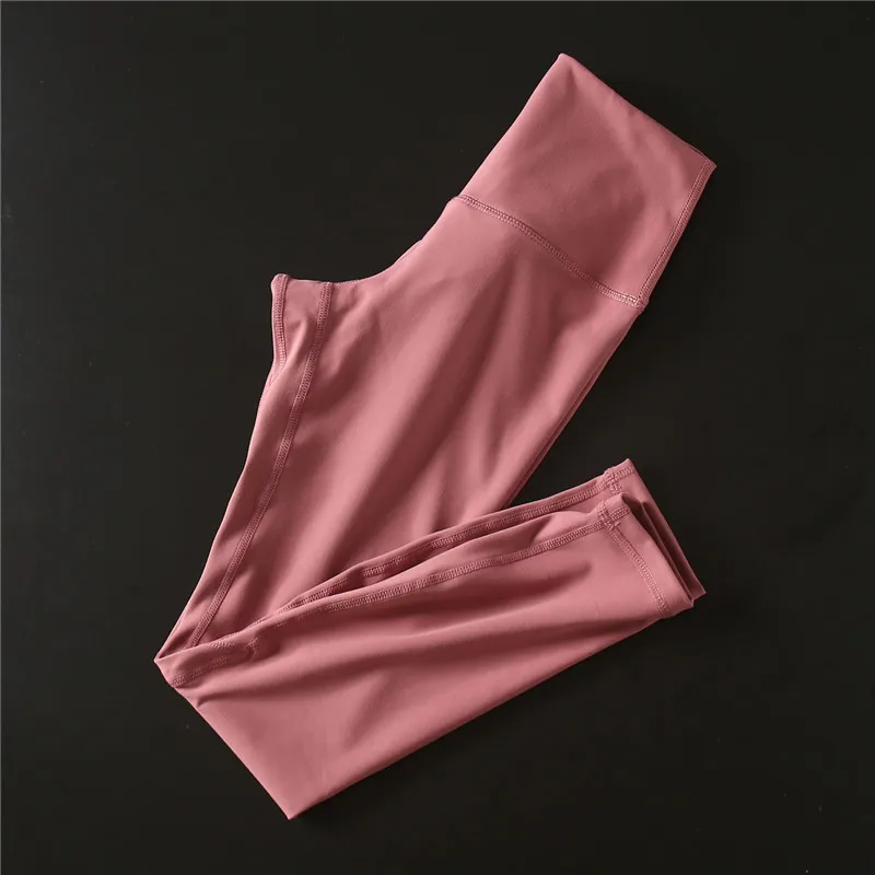 Mei Luo Hong 15 цветов, код, S-XXL, высокая талия, бесшовные леггинсы, пуш-ап, леггинсы, спортивные, женские, для фитнеса, бега, йоги, брюки, бесшовные леггинсы для спортзала - Цвет: Mei Luo Hong