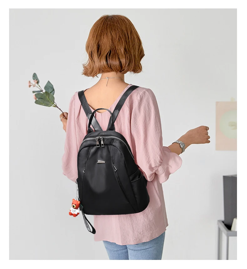 High Capacity Women Backpack Waterproof Oxford Women Backpack School Bag Zipper For Teenagers Girls Multifunctional New Backpack
