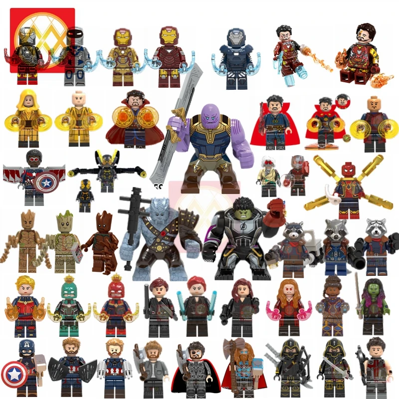 

Blocks Iron Man Doctor Strange Bro Thor Hawkeye Ancient One Black Widow Tree Man Avengers Building Blocks Toys For Children