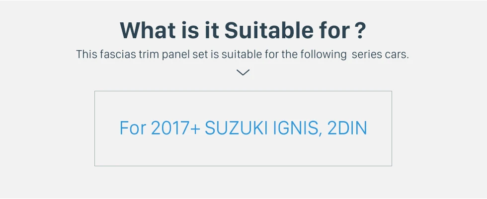 Harfey Автомобильная стерео радио Фасции Аудио Панель комплект для переоборудования OEM 2DIN Накладка рамка крепление для SUZUKI IGNIS без зазора 178*100 мм