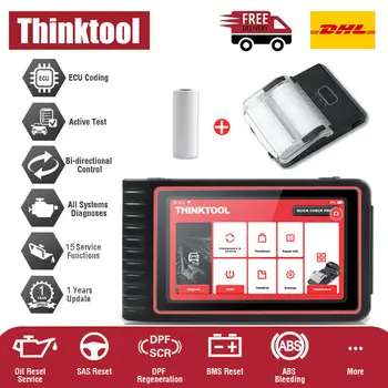 

THINKCAR THINKTOOL Scanner Automotivo obd 2 Professional Bluetooth ECU Coding Oil EPB DPF SAS ABS Reset OBD Diagnostic Car Tools