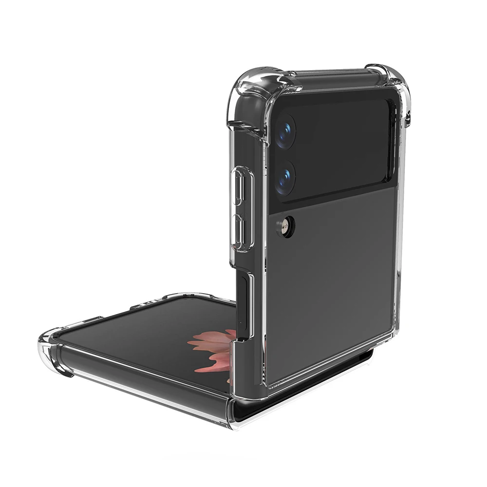 Luxury Case For Samsung Galaxy Z Flip 3 5G Funda Z Flip3 Clear PC Hard Shockproof Back Phone Coque Shell Granite Marble samsung galaxy z flip3 phone case