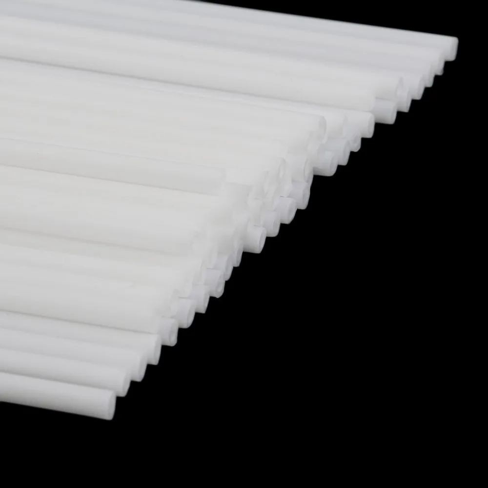 Disposal Lollipop Sticks for Candy Pops Non-Toxic Food Grade Plastic Sucker Tubes Sticks for Chocolate Cake Tool 50Pcs/set 15cm disposal lollipop sticks