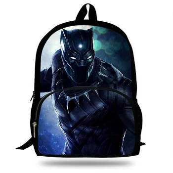 

2020 New Popular New Black Panther Marvel Printed Children School Bags for Teen Boy Girls Students Bag Backpack Mochila