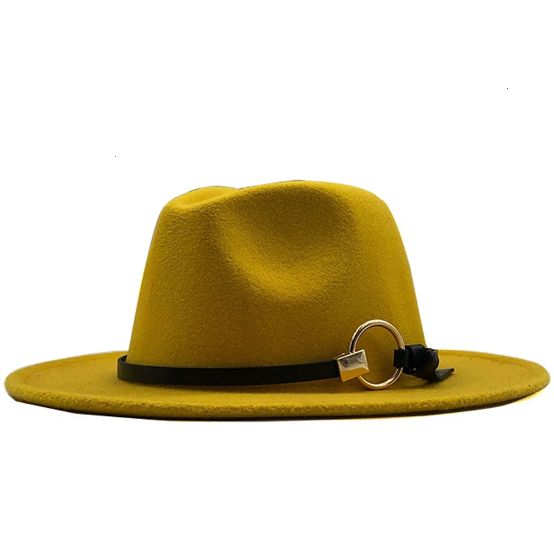 Женские фетровые шляпы из шерсти, джазовые фетровые шляпы, модные женские шляпы с плоским козырьком, Панама, шляпа игрока, Карнавальная Кепка