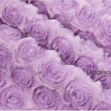 PV бархат кролик бархат вышитые блесток Роза обуви ткань, Высококачественная модная ткань