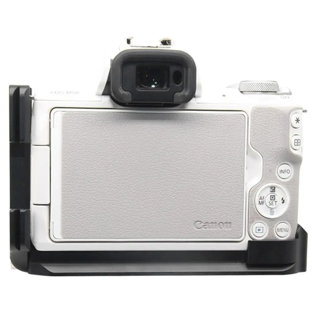 Quick Release L Plate Metal Hand Grip Arca Swiss Bracket Holder Compatible with Canon EOS M50 professional Versio