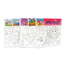 Креативная живопись с номерами, холст для детей, сделай сам, акварельные граффити, обучающая игрушка, детская живопись, ручная работа