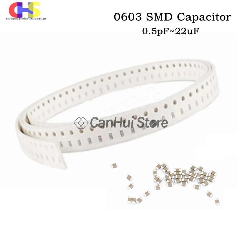 Конденсатор 100 SMD 0603 пФ ~ 22 мкФ Ф 10 104 2 нФ 18 НФ 33 68 82 4 7 K 220нф 470 1 мкмкФ | Электронные