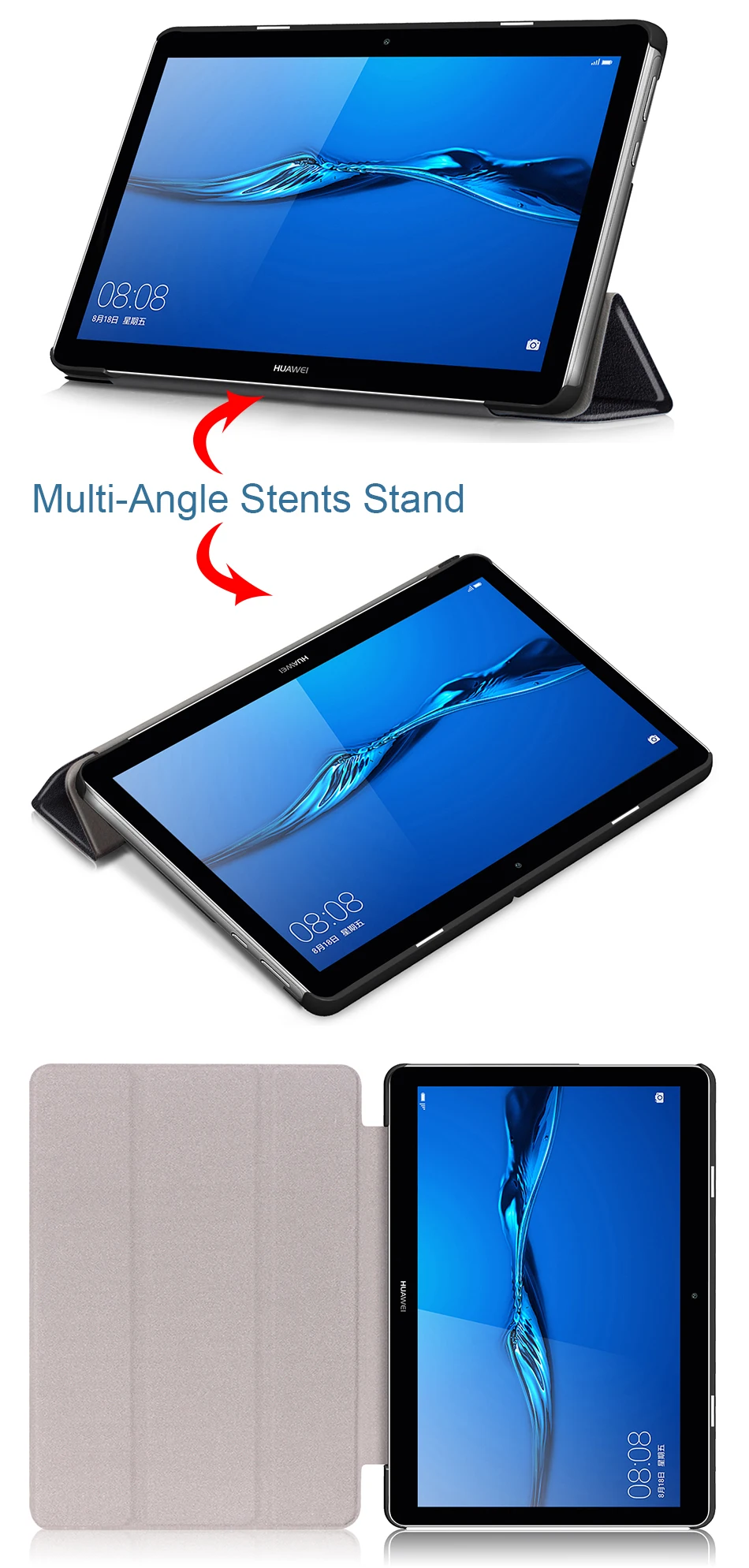 MTT чехол для планшета huawei MediaPad T3 10 AGS-L09 AGS-L03 из искусственной кожи откидной Чехол-подставка для huawei T3 10 Honor Play Pad 2 9,6"