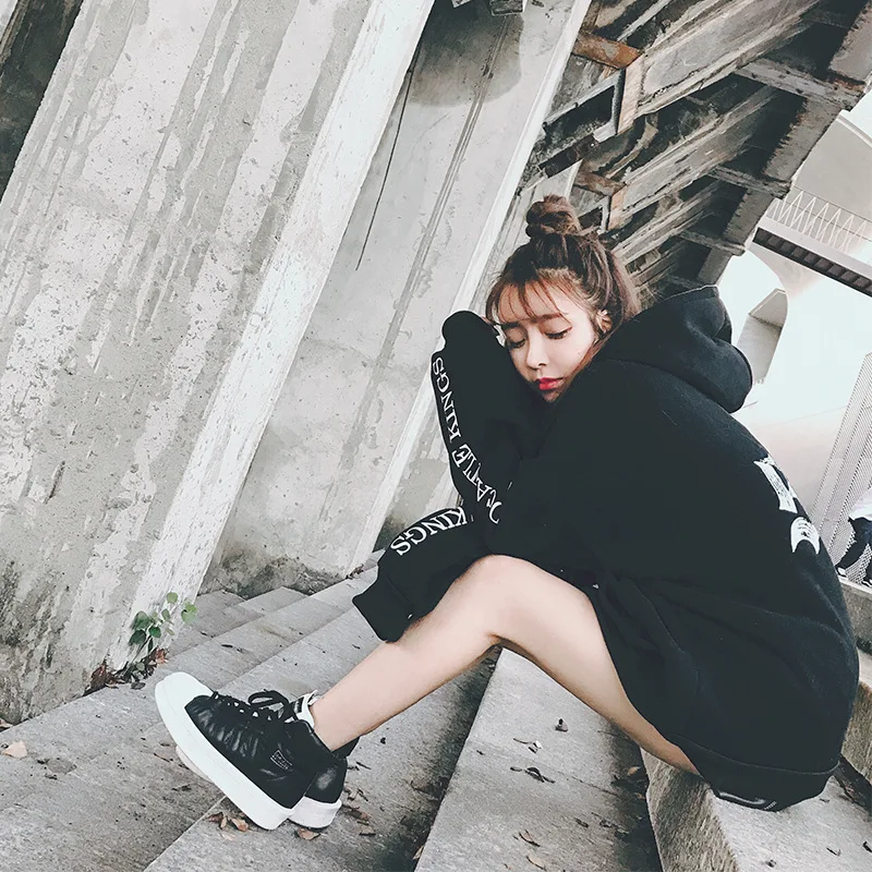 

Harajuku Sweatshirt Female Korean Fashion Of The Wave Of Students Loose Bf Hoodie Ulzzang Jacket Spring Hoodies Sudadera Mujer