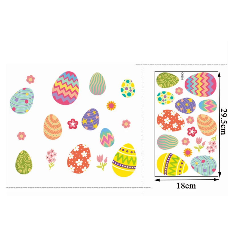 Adesivi Pasqua 500 Pezzi - Uova E Conigli, Decorazioni Festive, Multiuso - Foto 5