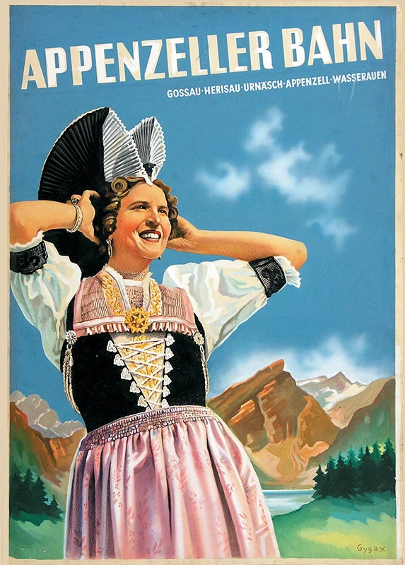 Швейцария Appenzell туристический аппеллер таможня классические картины на холсте