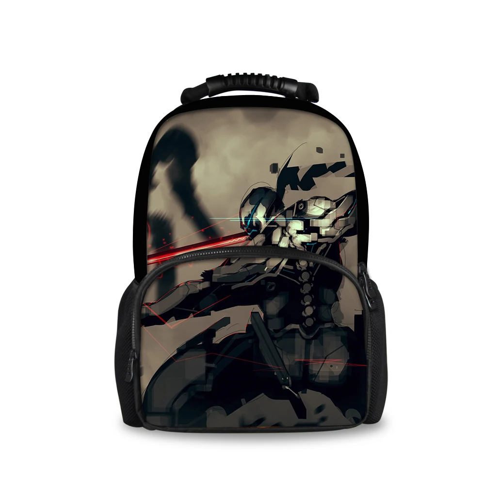 

Custom cool mechanical samurai printed backpack boys and girls backpacks young students school bags travel bags backpacks