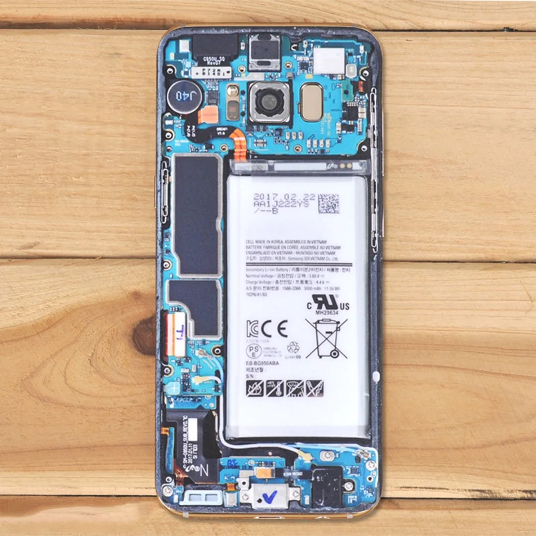 2 шт. для samsung Galaxy Note 9 8 чехол задняя наклейка текстурированная крышка компонент эффект декор для samsung Galaxy S9 S8 Plus S7 Edge