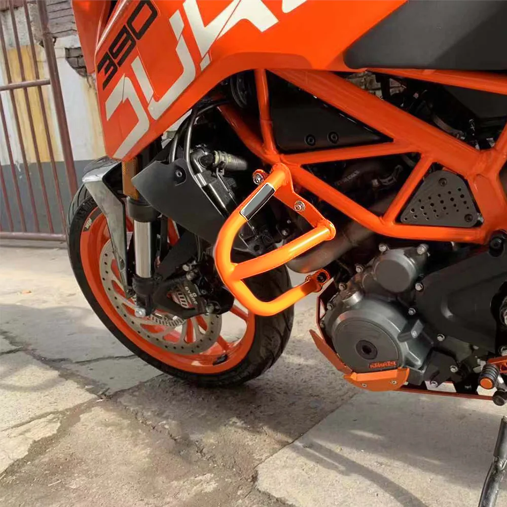 Для KTM Duke 390 2013- защита переднего двигателя бампер гоночный мотоцикл Crash Bars duke390 duke рамка Защита аксессуары