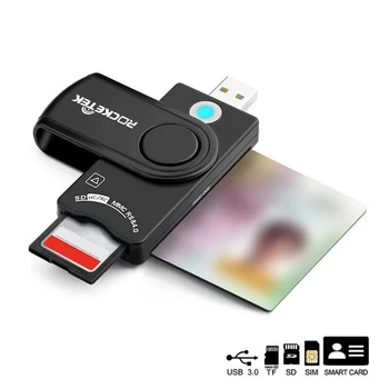 

USB 2.0 3.0 Card Reader Military CAC Common Access-Bank ID Card SD/TF USB Cac Card Reader