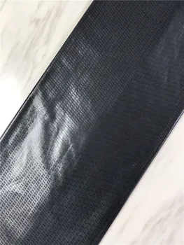 

African bazin riche fabric with brode Latest fashion black embroidery bazin lace fabric with net lace 10 yards FP824