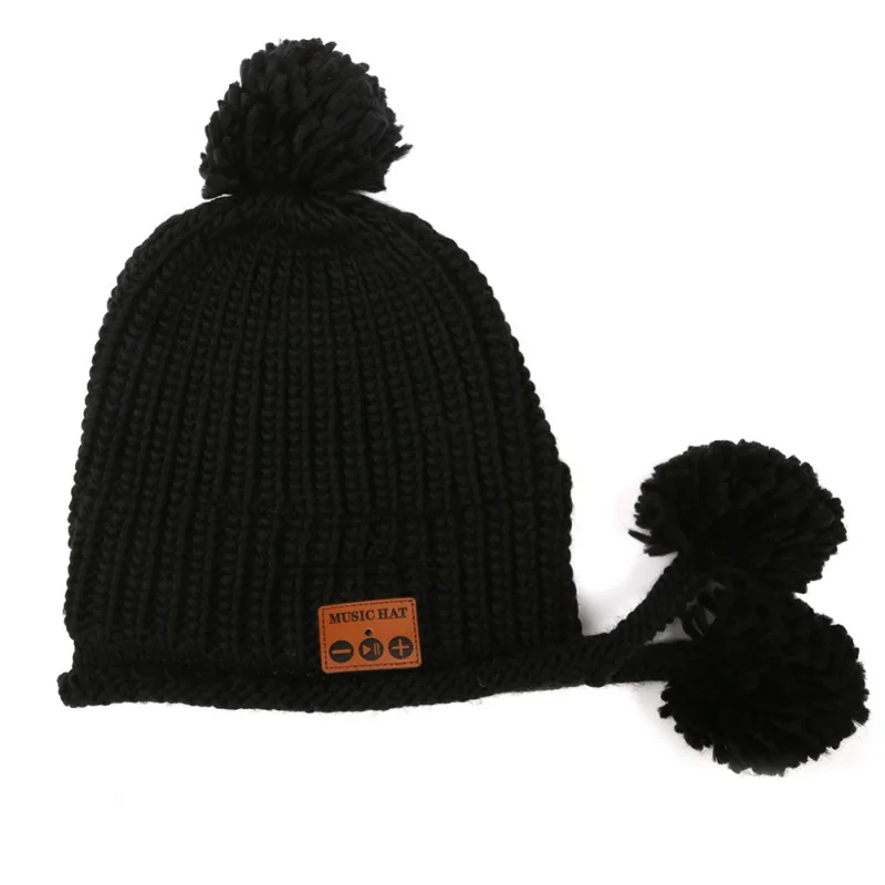 Bluetooth Headphone Winter Hat Warm Music Cap Wireless Earphone Speaker With Mic Sport Hat Headset Smart Cap Headset