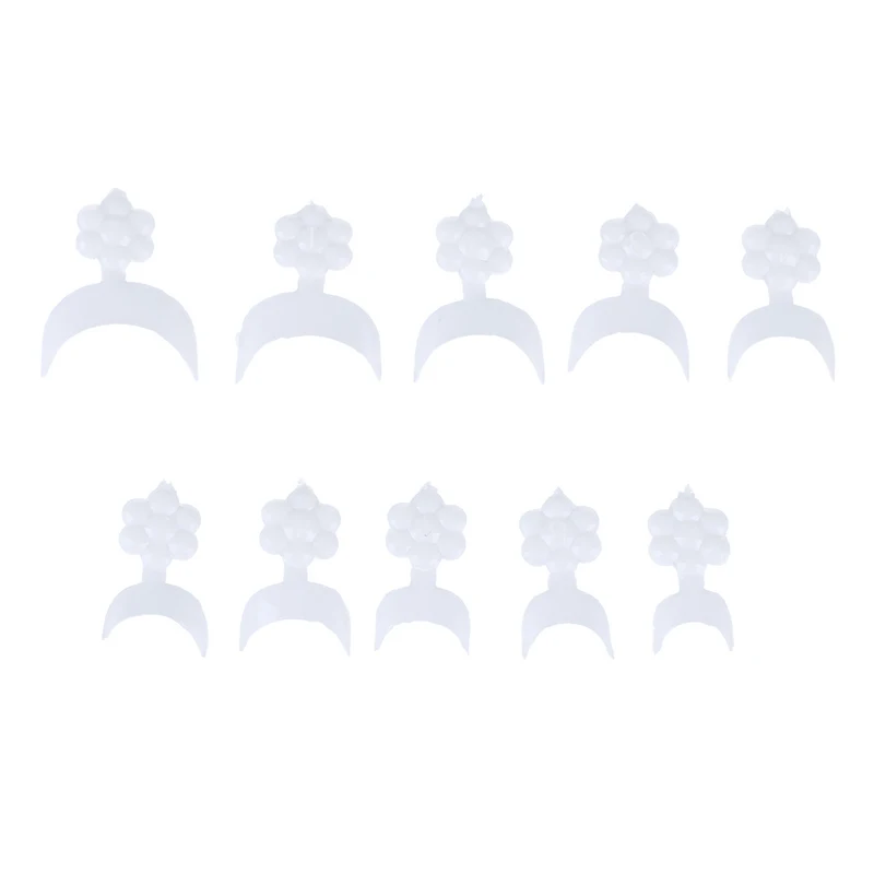 500 шт белые накладные французские кончики для дизайна ногтей Акриловые Украшения для макияжа DIY