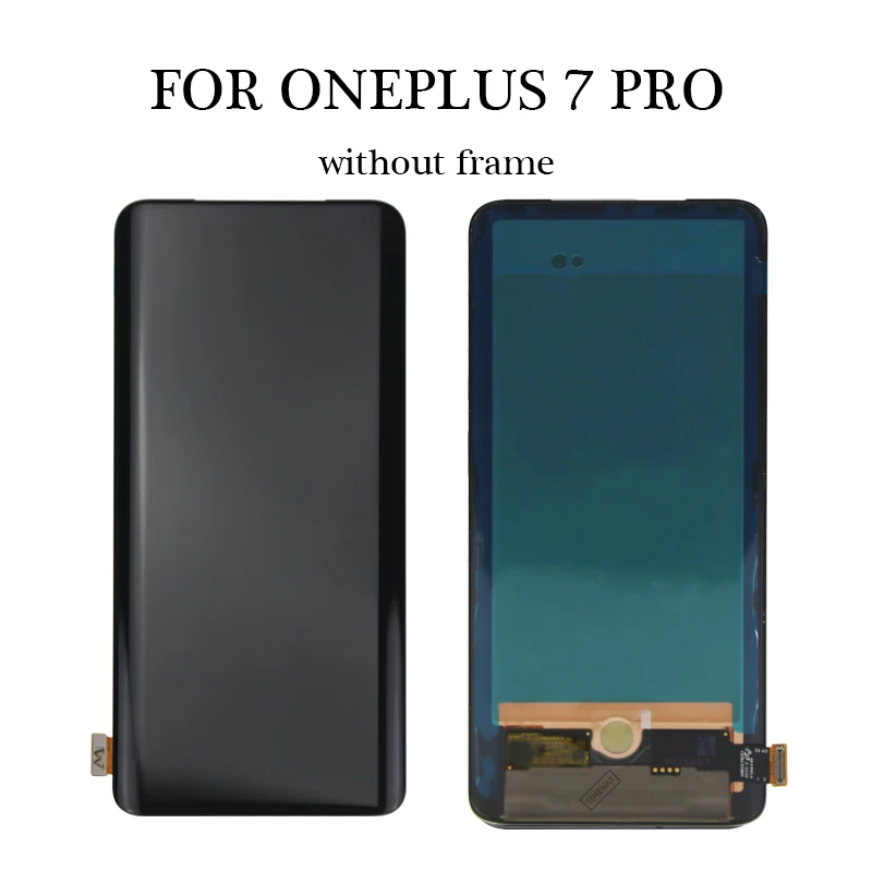 1 шт. телефон OEM Замена ЖК для Oneplus 7 pro ЖК сенсорный экран дигитайзер Запасные части для Oneplus 7 pro ЖК-дисплей черный