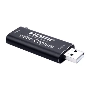 

Mini Video Capture Card USB 2.0 HDMI Video Grabber Record Box for PS4 game DVD camcorder HD camera recording live streaming