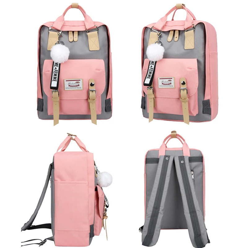 2020 New Backpacks For Teenager Girls College School Bag Waterproof Backpack Student Multi-pocket Travel Bag Mochila Feminina