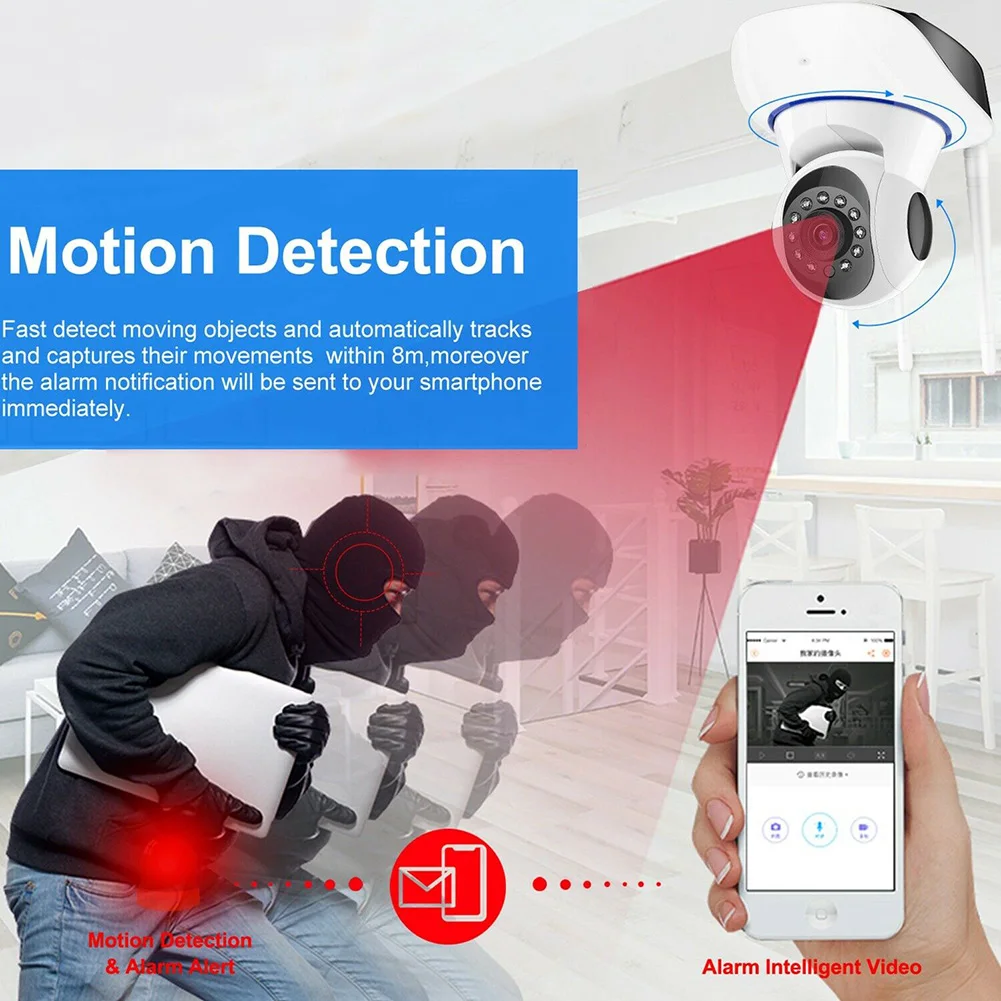 720P HD Беспроводная IP Камера Безопасности Смарт Wifi ИК ночного видения для дома ребенка FJ88