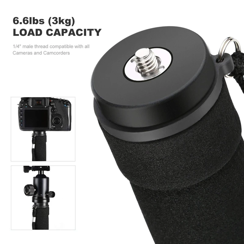 K&F Concept Compact Camera Monopod Aluminum Lightweight 67 inch For Canon Nikon Sony