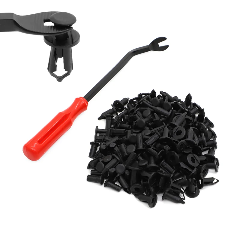 8mmPlasticFenderClipsBodyRivetsFastenerRemovalToolUTVFor