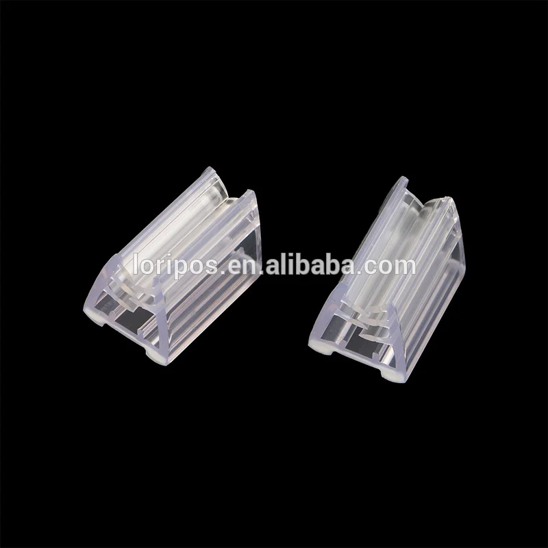 Plastic PVC Hard Soft Co extruded Price Tag Profile Shelf Channel Promotion Advertising Card Board Sign Label Holder Super Grip