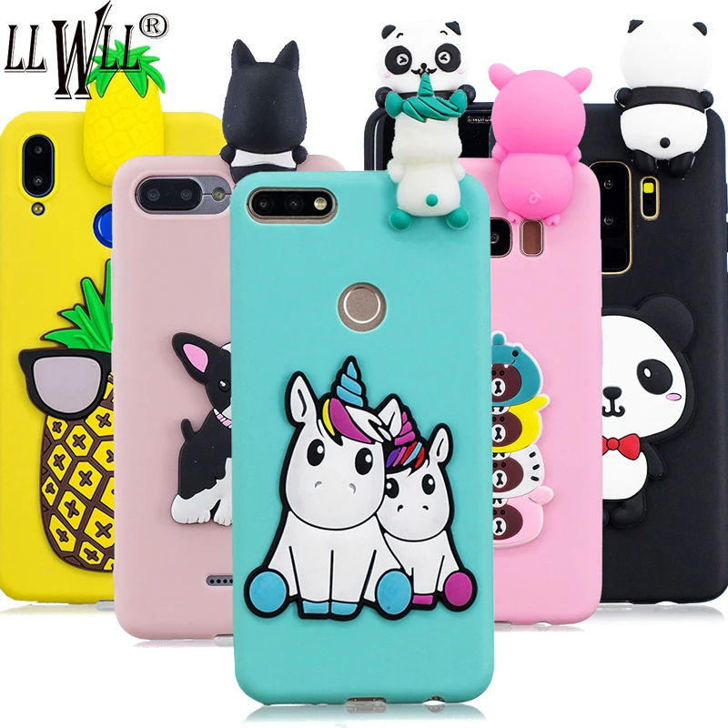 

Unicorn Cartoon Case For Huawei P10 Lite Case Silicone Toys Dolls Soft Phone Back Cover For Huawei P10 Case Cover P10 Lite Case